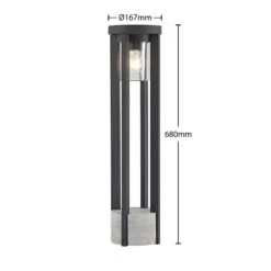 Lucande Overa Wegeleuchte, Rund, E27 -Lucande 9619304 6