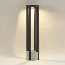 Lucande Overa LED-Wegeleuchte, Rund -Lucande 9619305 3