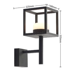 Lucande Timio Außenwandlampe, Uplight 14 Lucande Timio Außenwandlampe, Uplight -Lucande 9619306 3