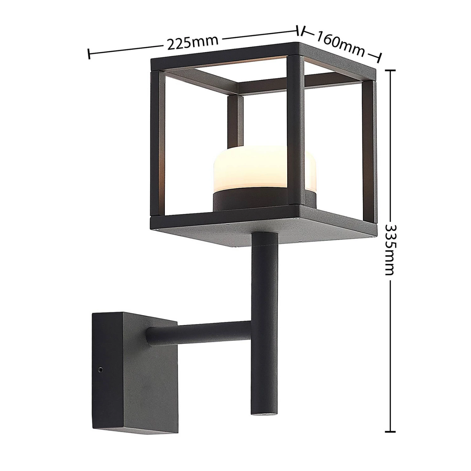 Lucande Timio Außenwandlampe, Uplight 6 Lucande Timio Außenwandlampe, Uplight – Bild 4