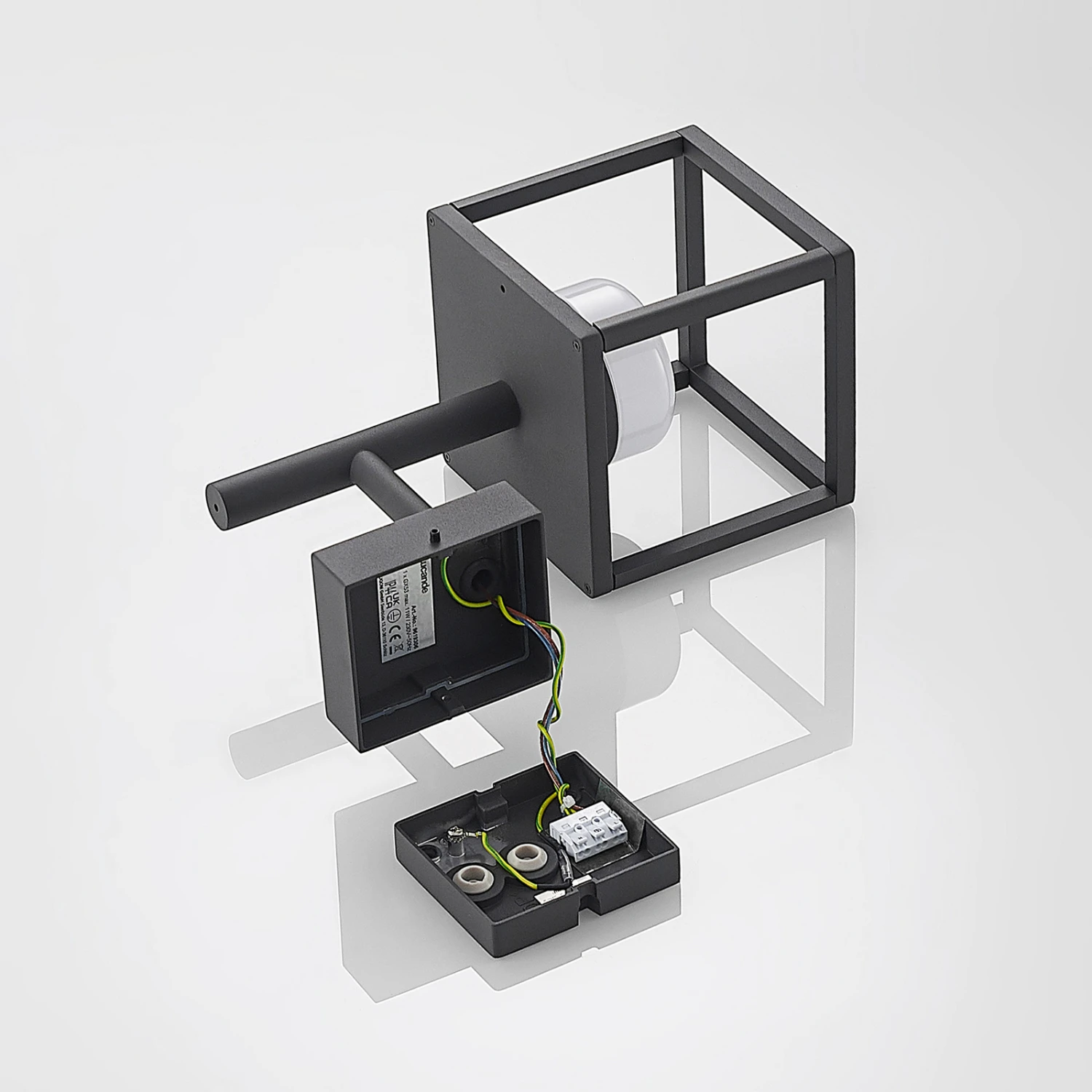 Lucande Timio Außenwandlampe, Uplight 11 Lucande Timio Außenwandlampe, Uplight – Bild 9