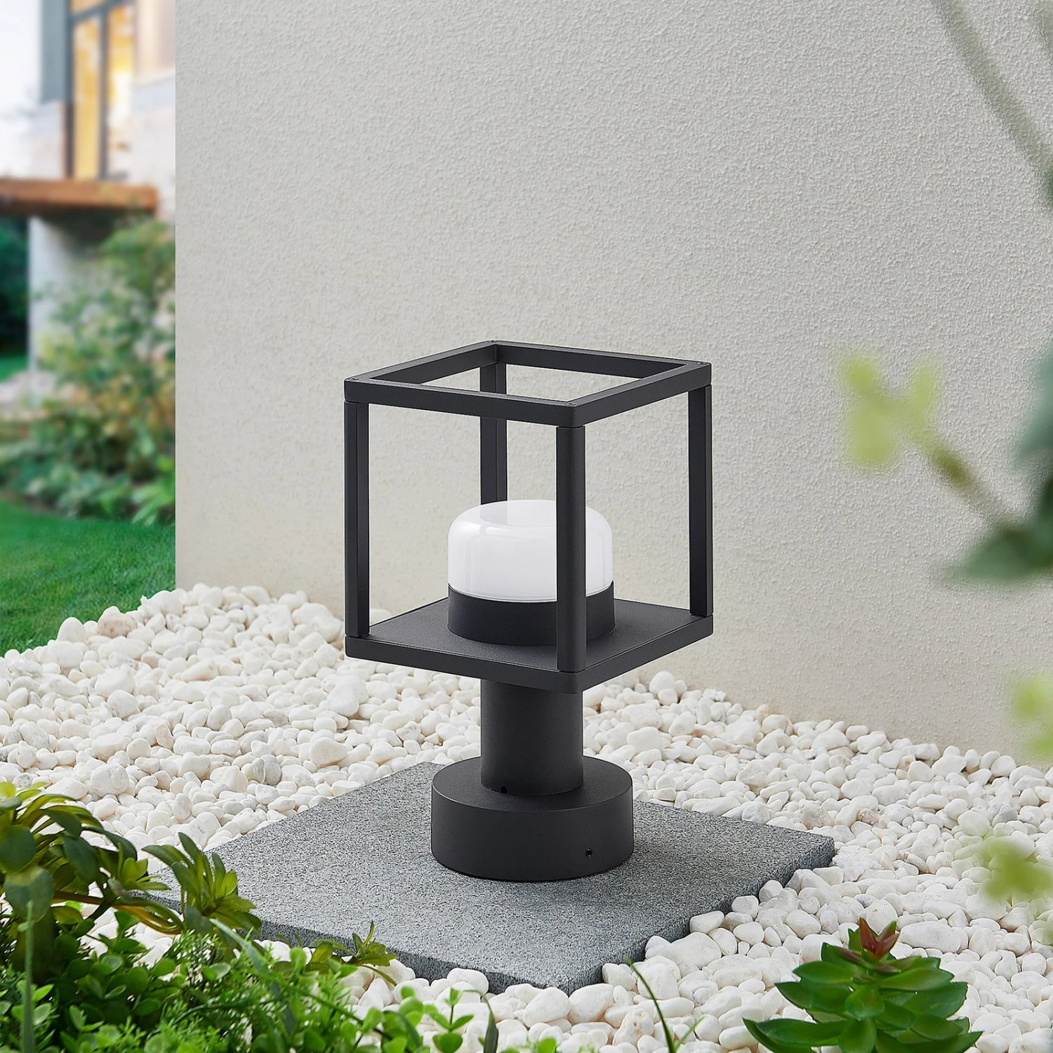 Lucande Timio Sockelleuchte Aus Aluminium 3 Lucande Timio Sockelleuchte Aus Aluminium