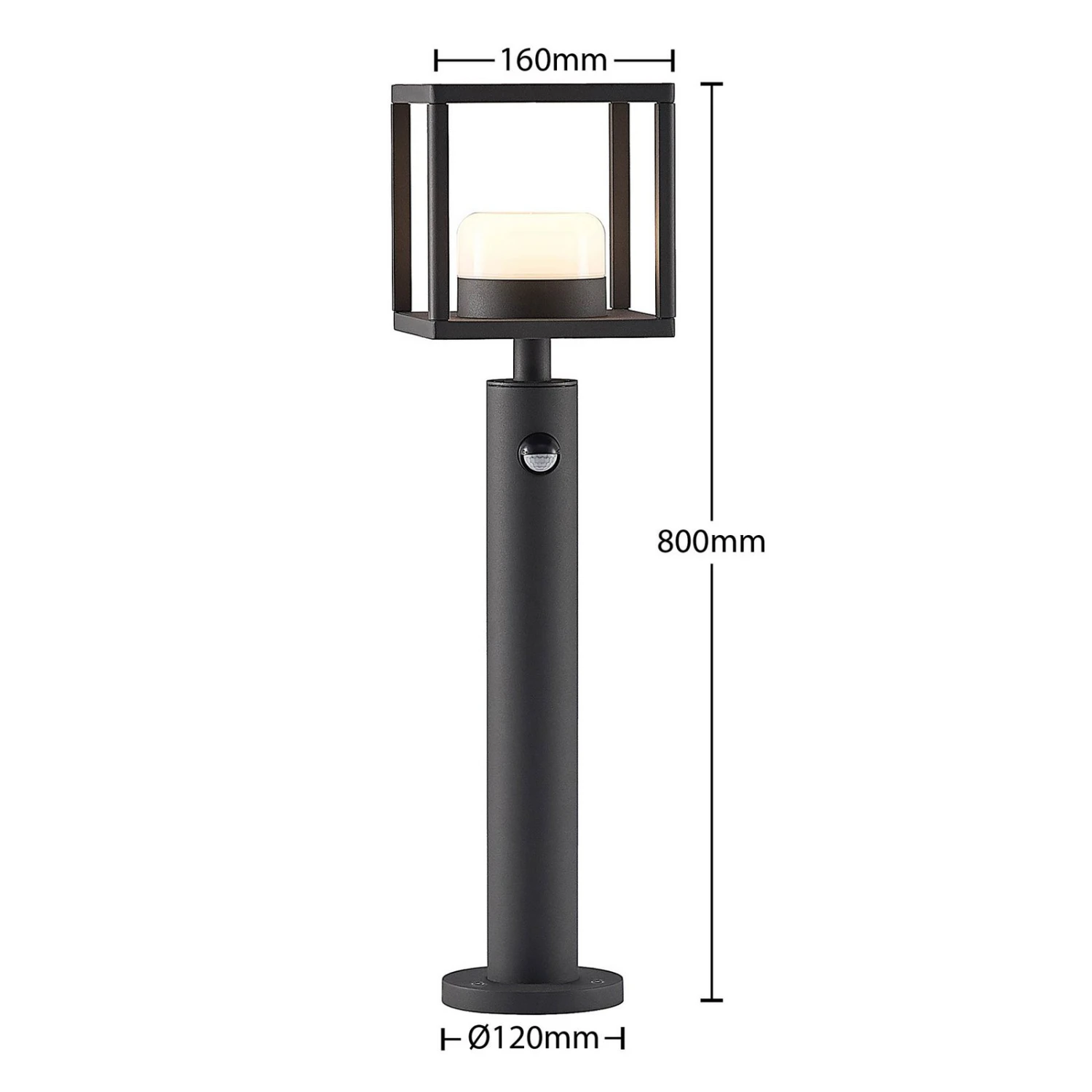 Lucande Timio Wegeleuchte, 60 Cm, Mit Sensor 6 Lucande Timio Wegeleuchte, 60 Cm, Mit Sensor – Bild 4