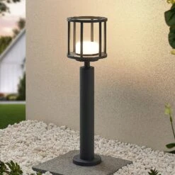 Lucande Berenike Wegeleuchte, Rund, 60 Cm