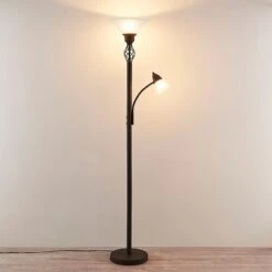 Lucande Deckenfluter Dunja Mit Leselampe 14 Lucande Deckenfluter Dunja Mit Leselampe -Lucande 9620273 4