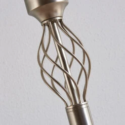 Lucande Nickelfarbene Stehlampe Dunja Mit Leselampe 14 Lucande Nickelfarbene Stehlampe Dunja Mit Leselampe -Lucande 9621223 4