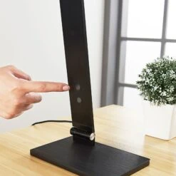 Lucande Salome - Dimmbare LED-Schreibtischlampe, Schwarz -Lucande 9621661 7