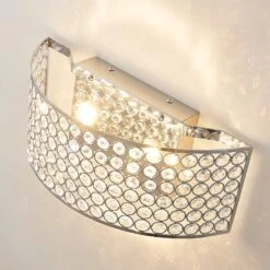 Lucande LED-Glaskristall-Wandleuchte Alizee In Chrom 15 Lucande LED-Glaskristall-Wandleuchte Alizee In Chrom -Lucande 9621798 4