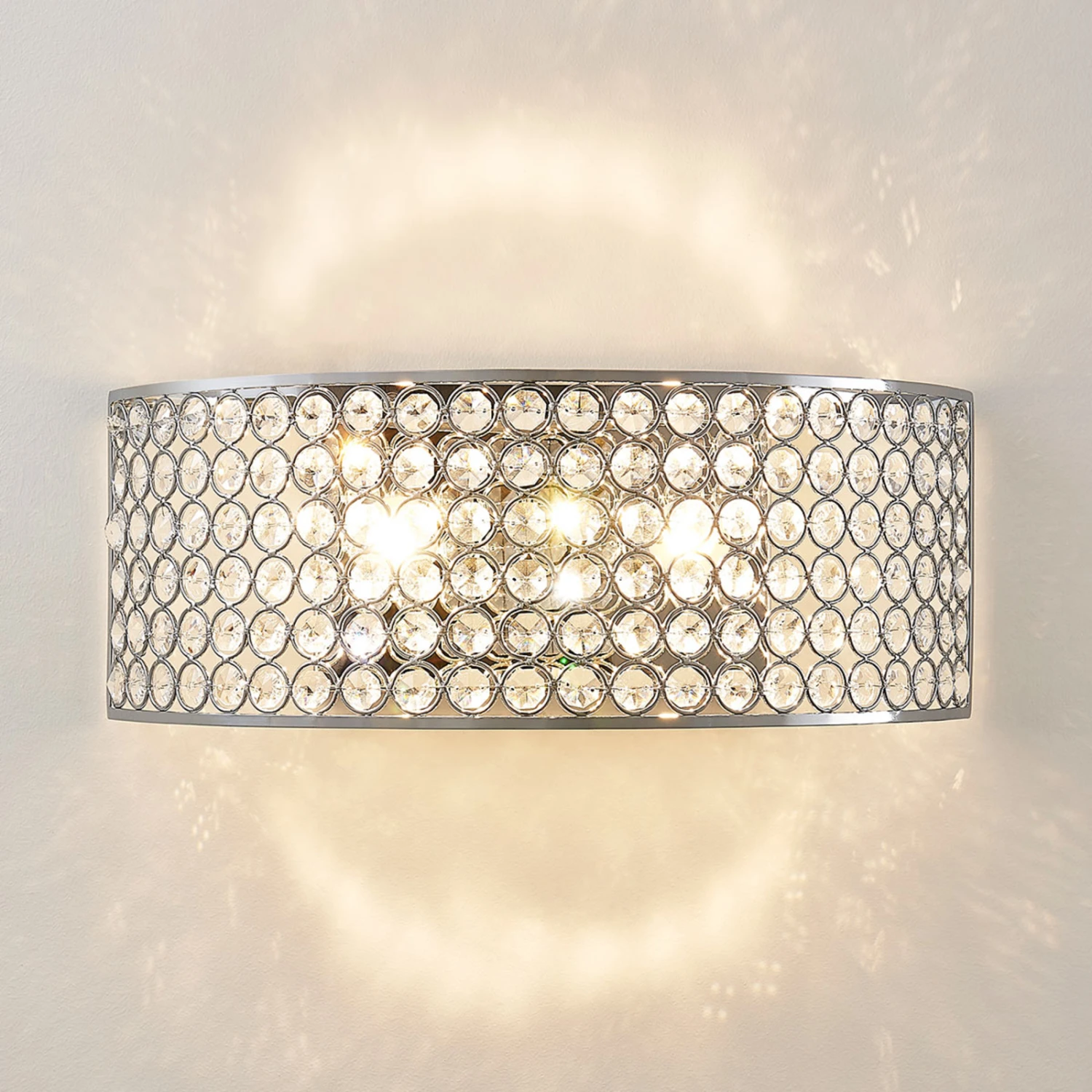 Lucande LED-Glaskristall-Wandleuchte Alizee In Chrom 8 Lucande LED-Glaskristall-Wandleuchte Alizee In Chrom – Bild 6