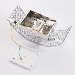 Lucande LED-Glaskristall-Wandleuchte Alizee In Chrom 19 Lucande LED-Glaskristall-Wandleuchte Alizee In Chrom -Lucande 9621798 8