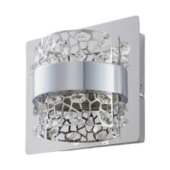 Lucande LED-Wandlampe Neelie Mit Glassteinen, 1-flammig -Lucande 9621801 2