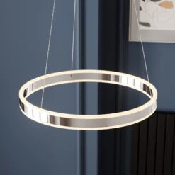 Lucande LED-Pendelleuchte Lyani In Chrom, Dimmbar, 50 Cm 15 Lucande LED-Pendelleuchte Lyani In Chrom, Dimmbar, 50 Cm -Lucande 9621975 4