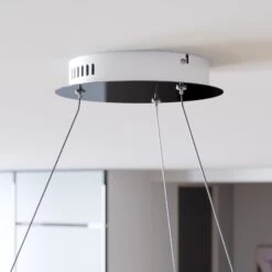 Lucande LED-Pendelleuchte Lyani In Chrom, Dimmbar, 80 Cm -Lucande 9621977 3