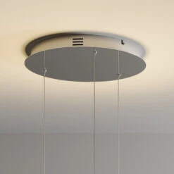 Lucande LED-Pendellampe Lyani, 3 Ringe, Höhe Verschieden -Lucande 9621982 3