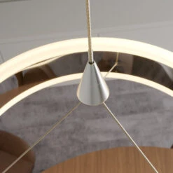 Lucande LED-Pendellampe Lyani, 3 Ringe, Höhe Verschieden -Lucande 9621982 4