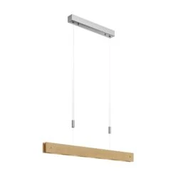 Lucande LED-Holz-Pendelleuchte Karinja Mit Dimmer, Natur -Lucande 9624216 5