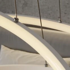 Lucande LED-Pendellampe Ezana Aus Drei Ringen, Weiß -Lucande 9624255 8