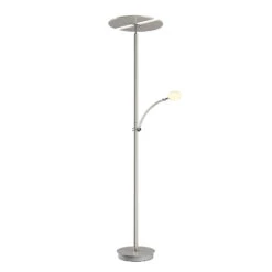 Lucande LED-Deckenfluter Anniki, Nickel -Lucande 9624293 5