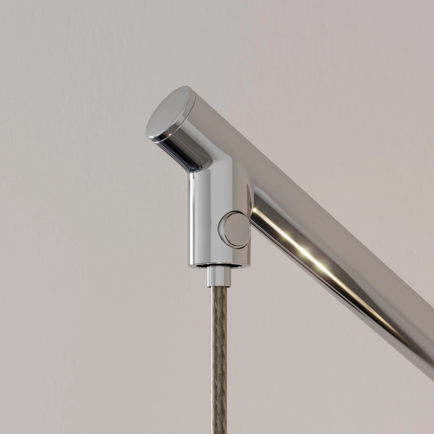 Lucande LED-Wandlampe Hayley M. Hängender Kugel, Chrom 10 Lucande LED-Wandlampe Hayley M. Hängender Kugel, Chrom – Bild 8