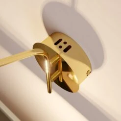 Lucande LED-Wandlampe Hayley M. Hängender Kugel, Gold -Lucande 9624364 3