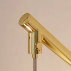 Lucande LED-Wandlampe Hayley M. Hängender Kugel, Gold -Lucande 9624364 8