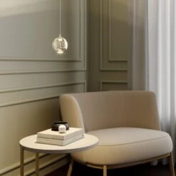 Lucande LED-Pendellampe Hayley Mit Glaskugel, 1-fl., Chrom 12 Lucande LED-Pendellampe Hayley Mit Glaskugel, 1-fl., Chrom -Lucande 9624365 1