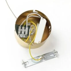 Lucande LED-Pendellampe Hayley Mit Glaskugel, 1-fl., Gold -Lucande 9624366 7