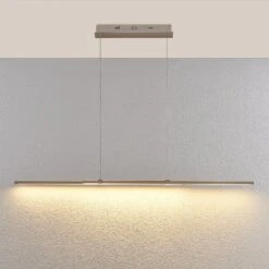 Lucande LED-Balkenpendelleuchte Tymon, Schmal, Ausziehbar -Lucande 9624376 5