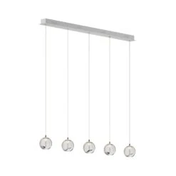 Lucande LED-Pendellampe Hayley, 5-fl., Länglich, Chrom 15 Lucande LED-Pendellampe Hayley, 5-fl., Länglich, Chrom -Lucande 9624457 4