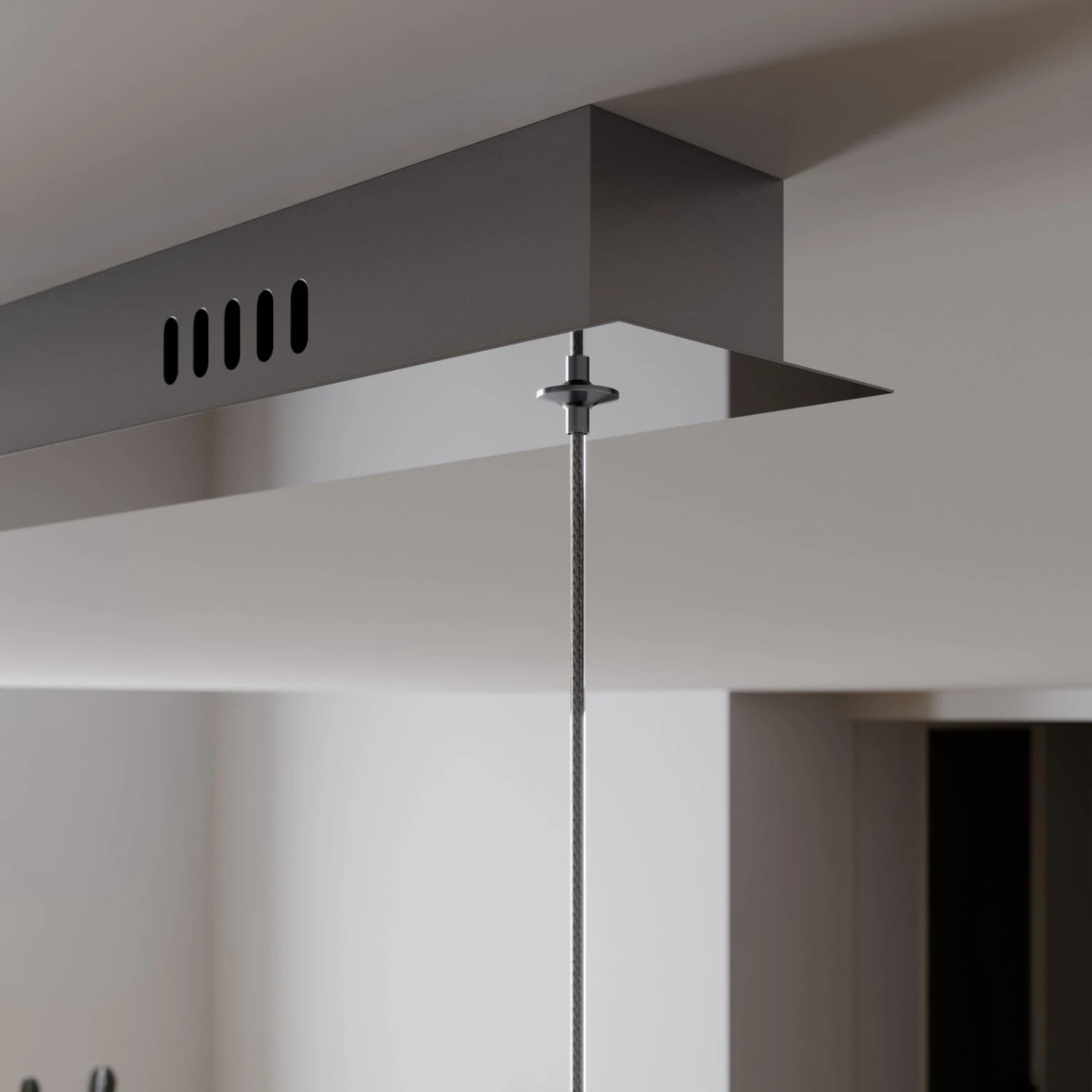 Lucande LED-Pendellampe Hayley, 5-fl., Länglich, Chrom 11 Lucande LED-Pendellampe Hayley, 5-fl., Länglich, Chrom – Bild 9