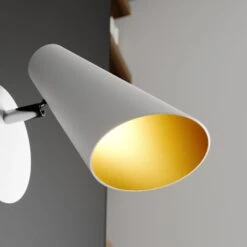 Lucande Wibke Wandleuchte In Weiß -Lucande 9624460 4