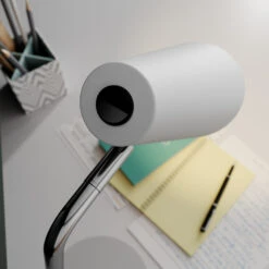 Lucande Wibke Tischleuchte In Weiß -Lucande 9624462 4