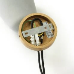 Lucande Kalinda Wandleuchte M. Betonschirm U. Holz -Lucande 9624504 7