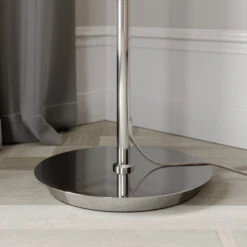 Lucande Pordis Stehlampe, 164 Cm, Chrom-weiß -Lucande 9624518 3