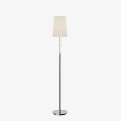 Lucande Pordis Stehlampe, 164 Cm, Chrom-weiß -Lucande 9624518 5