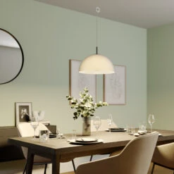 Lucande Lourenco Opalglas-Pendellampe, 35 Cm -Lucande 9624537 1