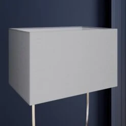 Lucande Evaine Stehleuchte, Chrom, Schirm Weiß -Lucande 9624551 8