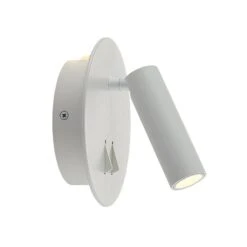 Lucande Magya LED-Wandleuchte Weiß 2-fl. Rund -Lucande 9624586 2