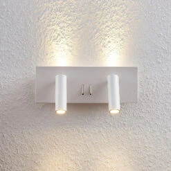 Lucande Magya LED-Wandleuchte Weiß 4-flammig -Lucande 9624590 5