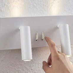 Lucande Magya LED-Wandleuchte Weiß 4-flammig -Lucande 9624590 7