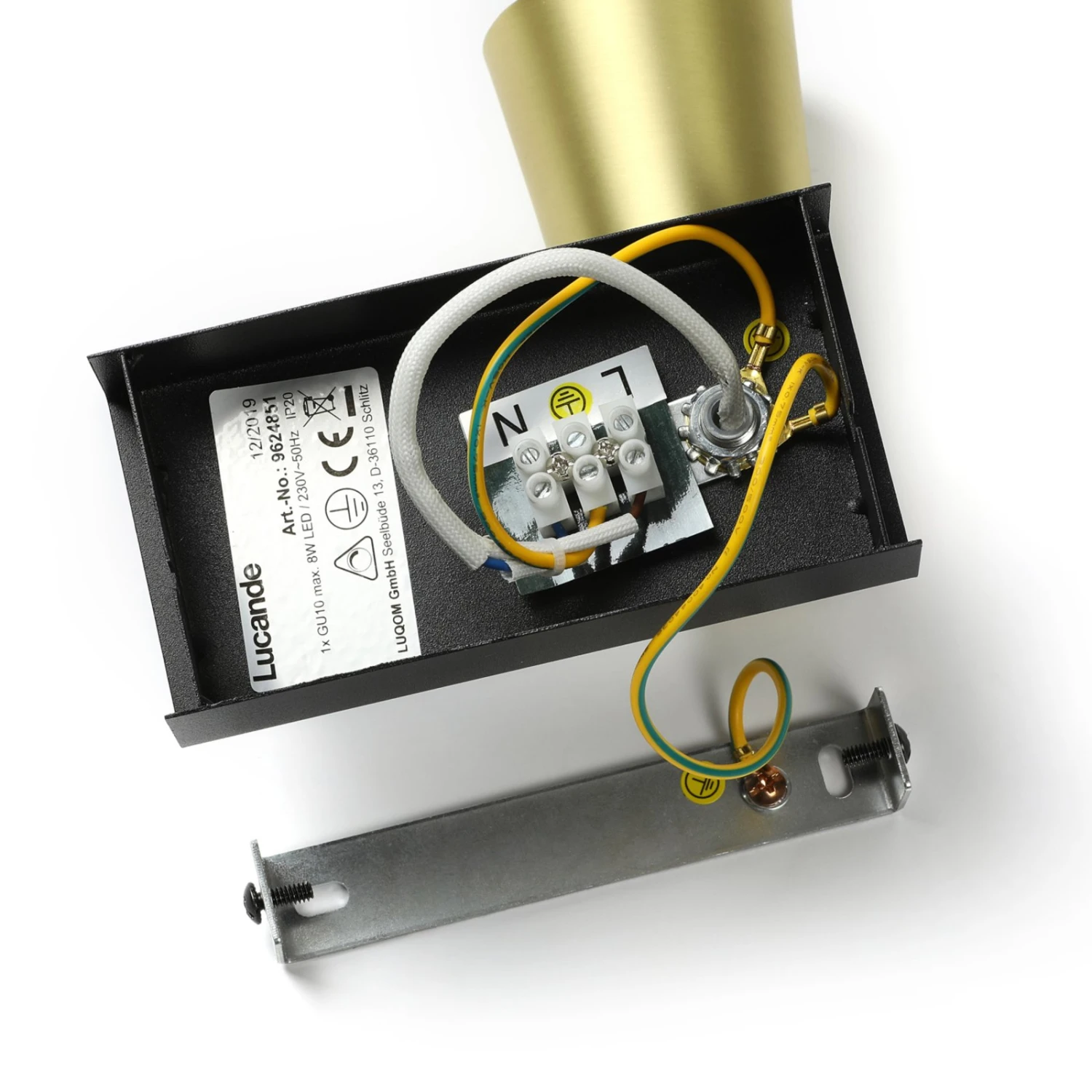 Lucande Angelina Strahler, Messing-gold, 1-fl. 10 Lucande Angelina Strahler, Messing-gold, 1-fl. – Bild 8