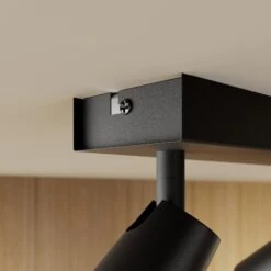 Lucande Angelina Deckenlampe Schwarz-gold, 3-fl. -Lucande 9624854 3