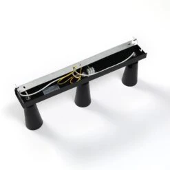 Lucande Angelina Deckenlampe Schwarz-gold, 3-fl. -Lucande 9624854 7