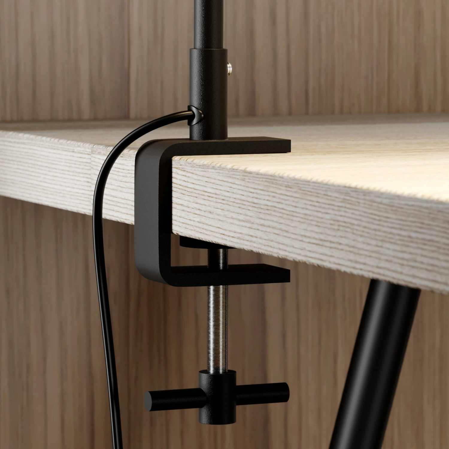 Lucande Angelina Klemmleuchte, Schwarz-gold 6 Lucande Angelina Klemmleuchte, Schwarz-gold – Bild 4