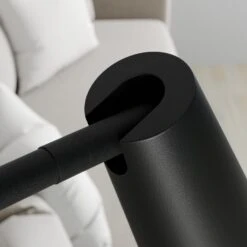 Lucande Angelina Stehleuchte, Schwarz-gold -Lucande 9624862 8