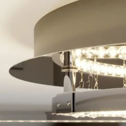 Lucande Keely LED-Deckenleuchte Kristall, 44,5 Cm 14 Lucande Keely LED-Deckenleuchte Kristall, 44,5 Cm -Lucande 9624929 3