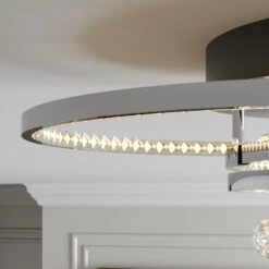 Lucande Keely LED-Deckenleuchte Kristall, 56,5 Cm -Lucande 9624930 4