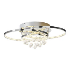 Lucande Keely LED-Deckenleuchte Kristall, 56,5 Cm -Lucande 9624930 5