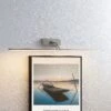 Lucande Thibaud LED-Bilderleuchte, Nickel, 83,4 Cm 2 Lucande Thibaud LED-Bilderleuchte, Nickel, 83,4 Cm -Lucande 9626110