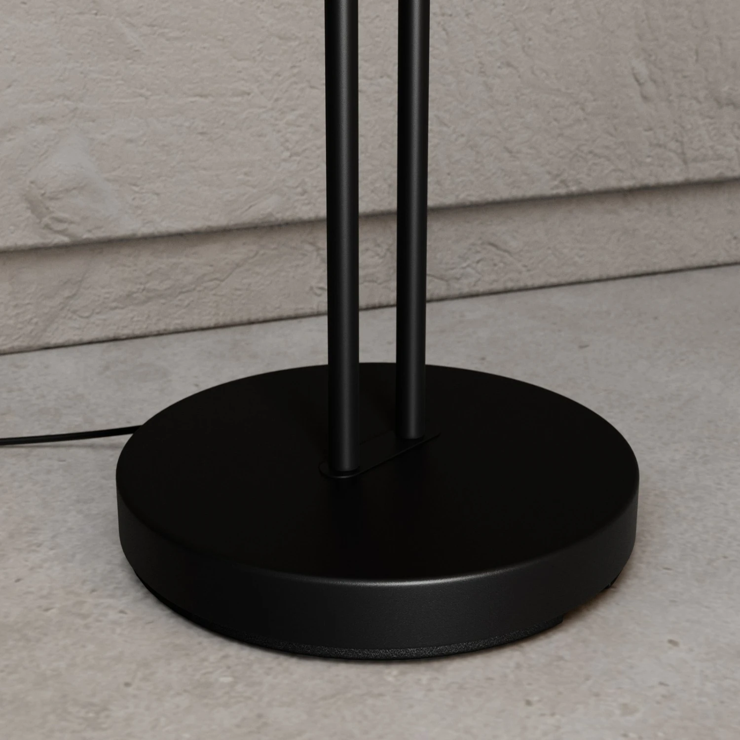 Lucande Medira Stehleuchte, Zweiflammig, Schwarz 7 Lucande Medira Stehleuchte, Zweiflammig, Schwarz – Bild 5